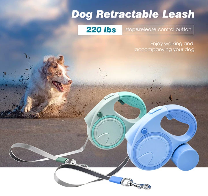 Wholesale 3 in 1 LED Light Retractable Pet Dog Leash with Best Price