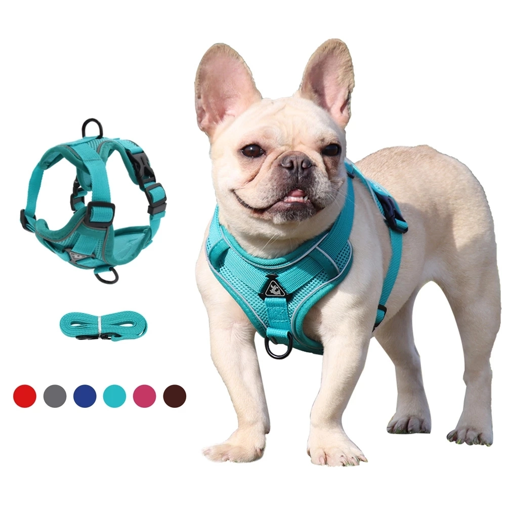 Dog Vest Strap Adjustable Reflective Breathable Pet Accessories Dog Harness