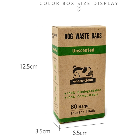 4 Roll Set Pet Supplies Biodegradable Compostable Disposable Eco Friendly Trash Garbage Pet Dog Waste Poop Bag