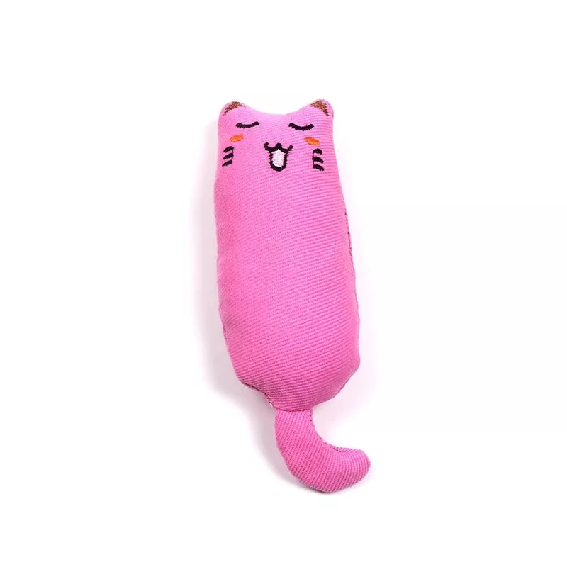 Rustle Sound Catnip Toy Cats Product for Pets Cute Cat Toys for Kitten Teeth Grinding Cat Plush Toy Thumb Pillow Pet Accessories