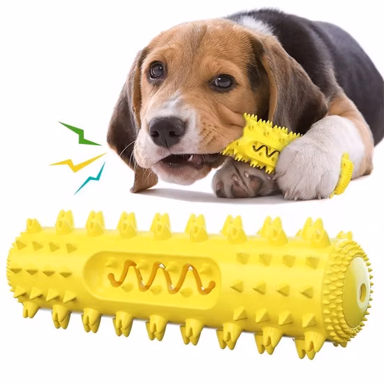 Brinquedo vocal para cães resistente a mordidas Brinquedos para mastigar comida lenta vazando comida bola resistente a mordidas brinquedo para animais de estimação