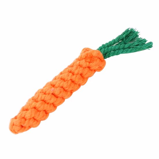 Brinquedos para animais de estimação resistentes a mordidas de cães trançados com corda de algodão