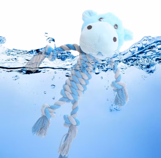 Brinquedos para animais de estimação em forma de animal de pelúcia brinquedos para mastigar nós de corda brinquedo de pelúcia para animais de estimação